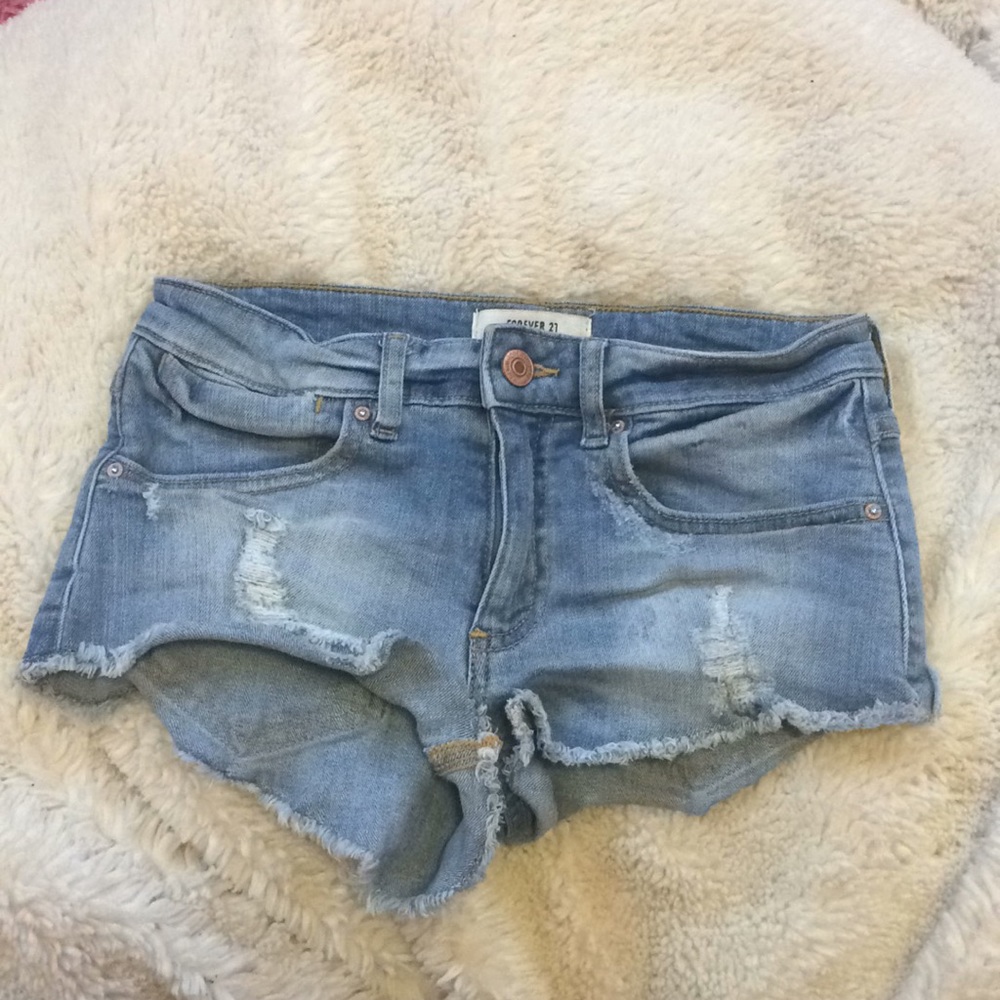 Jean shorts from forever 21